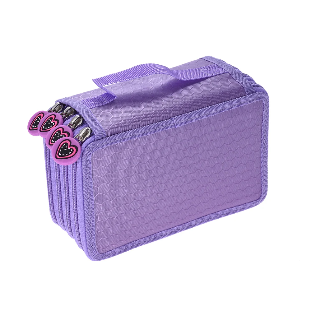 Многофункциональная вместительная косметическая сумка для карандашей и кистей