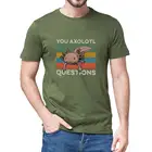 Женские и мужские винтажные футболки You Axolotl с принтом животных для влюбленных, черная Хлопковая мужская футболка, женские футболки унисекс с юмором