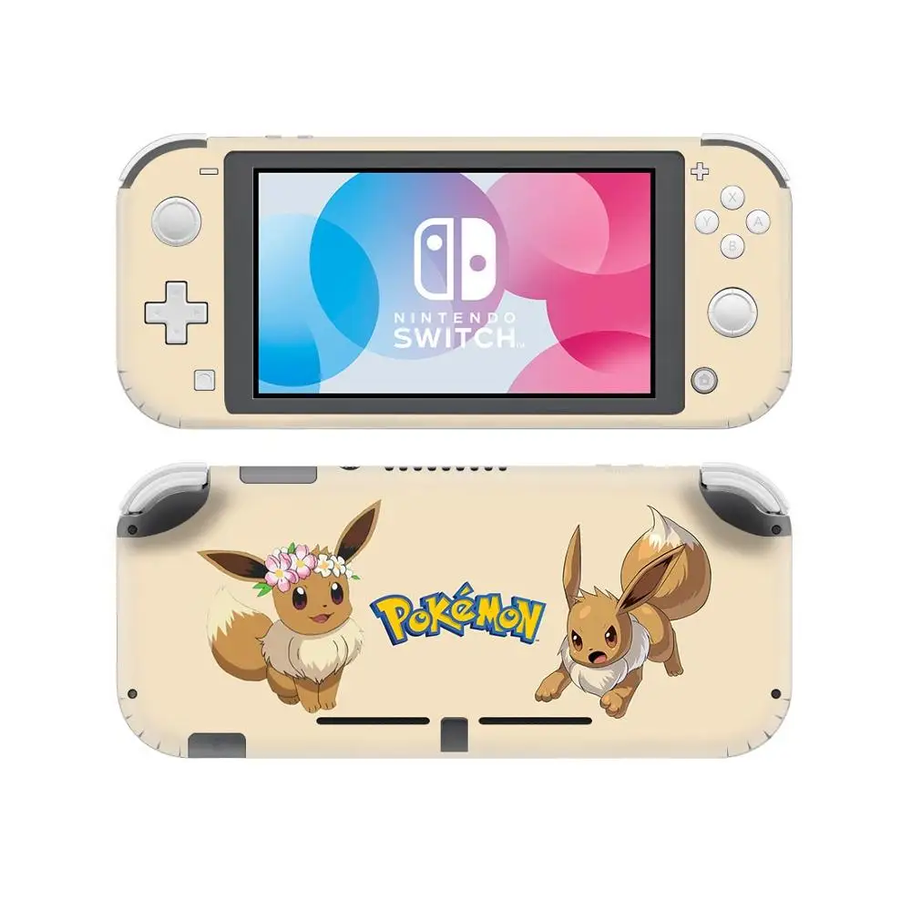YSNSL0443 Наклейка Pokemons Skins для консольного контроллера tind Switch Lite защитный винил наклейки NS мини игровые аксессуары-Pikachus - Цвет: YSNSL0443