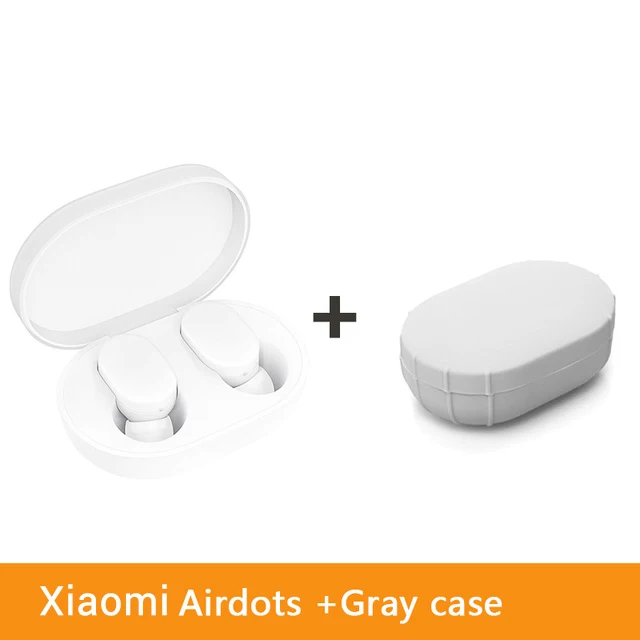 Оригинальные Xiao mi AirDots TWS Bluetooth наушники Молодежная версия стерео mi ni Беспроводная Bluetooth 5,0 гарнитура с mi c наушниками - Цвет: Add Gray Box