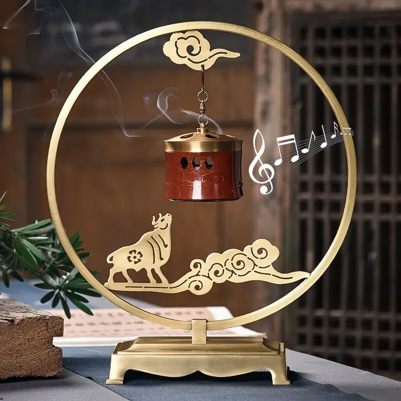 Курильница GY из чистой меди подвесная курильница для благовоний сандаловое