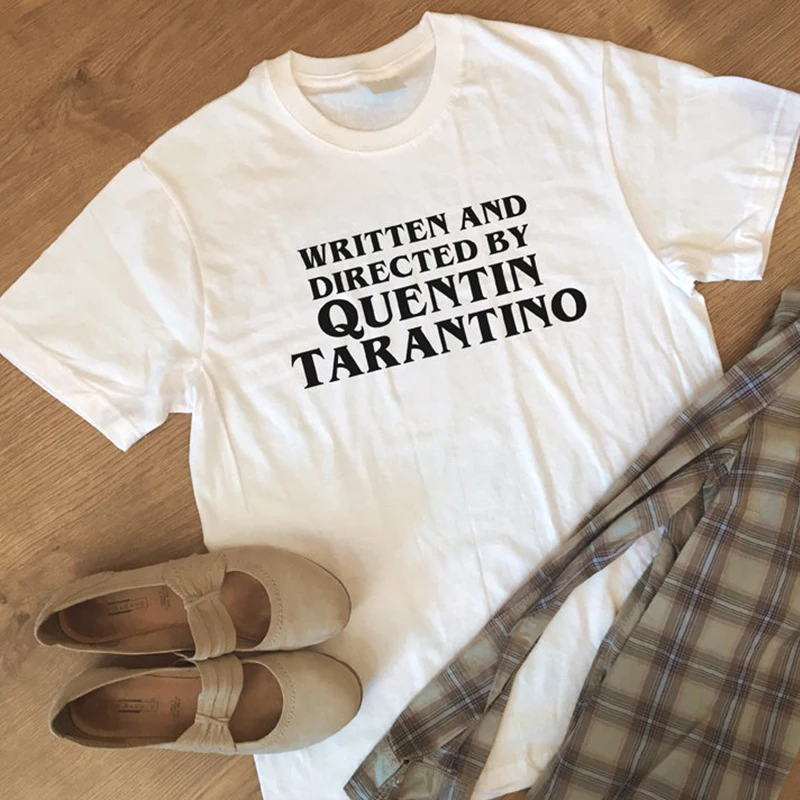 Женская футболка Quentin Tarantino Высококачественная Модная хлопковая Повседневная