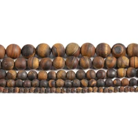 natural stone ab dull polish matte tiger eye agates beads round loose beads for diy bracelet necklace jewelry making strand 15