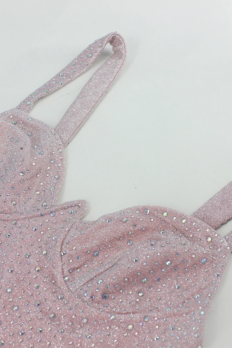 Tobinoone элегантное вечернее платье с блестками vestidos Verano летнее сексуальное платье с глубоким v-образным вырезом без рукавов для ночного клуба женское платье