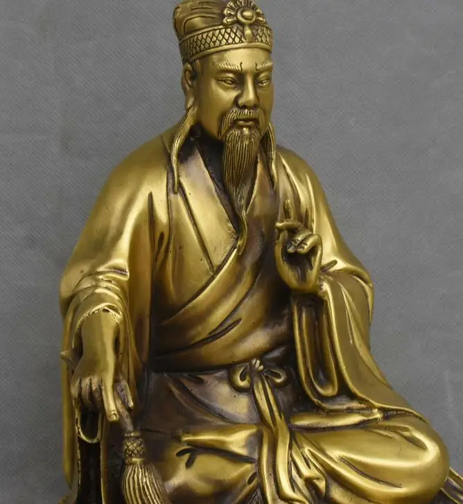 11 &quotЧистая Бронзовый сиденье Huang Daxian бессмертный Бог даосский священник 8 схемы