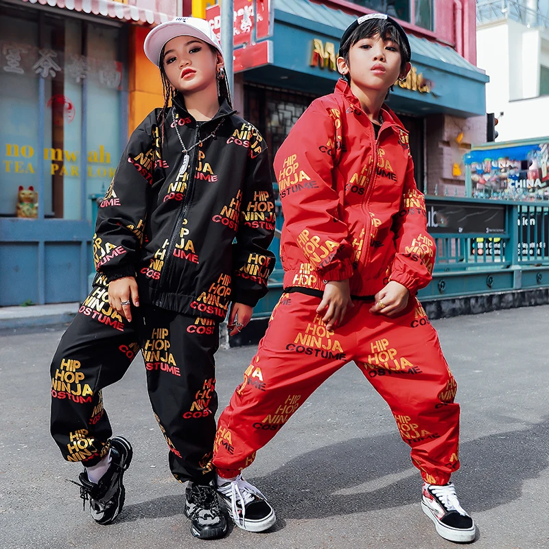2020 детские танцевальные костюмы в стиле хип хоп для мальчиков и девочек