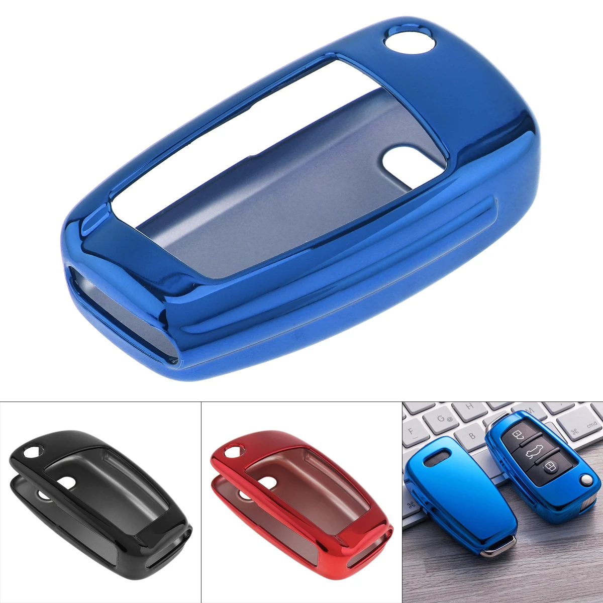 Высококачественный автомобильный чехол для ключей защитный держатель замена