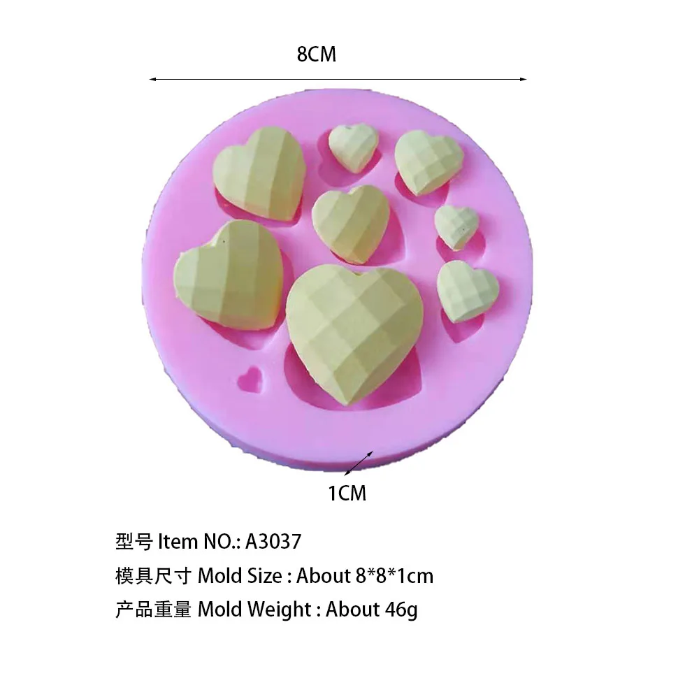 Силиконовая форма в форме сердца для свадьбы инструменты украшения торта