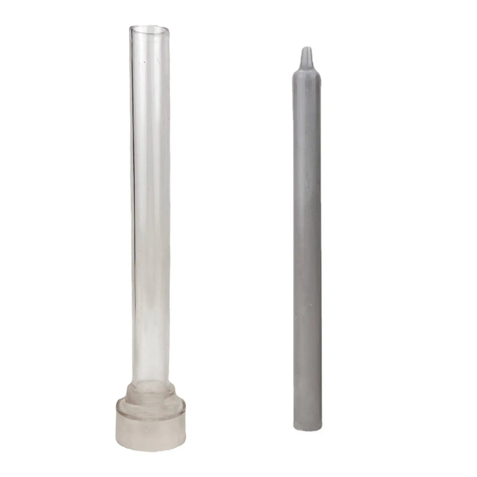 

Long Pole Clear Plastic Candle Mold Pillar Candle Making for Household Party