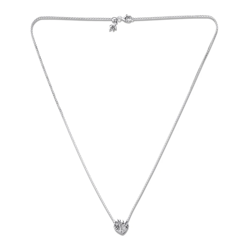 

2021 Girl Friends Valentine's Day Collier Birthday Sparkling Long Chain 100% Real Silver S925 Necklace for Women