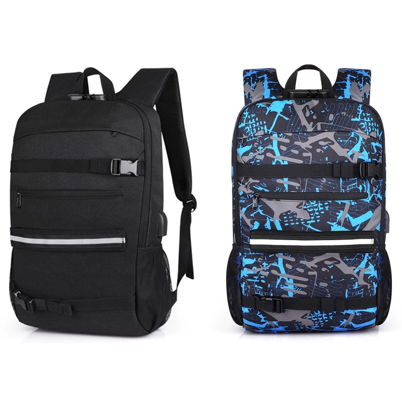 

Поступление рюкзак для скейтборда сумка противокражный Пароль замок USB зарядка