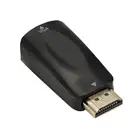 Адаптер HDMI-совместимый со штекером на гнездо VGA, преобразователь аудиокабеля HD 1080P с разъемом 3,5 для ноутбука и планшета