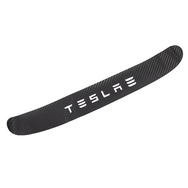 

Heenvn 2021 Car Brake Lights Sticker Accessories Aecoration For Tesla Model 3 Y S X Accessories Carbon fiber Glue style Model3