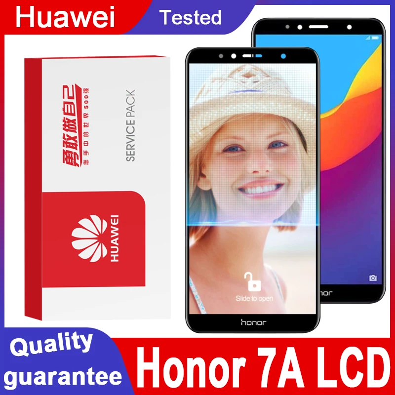 100% тестирование 5 7 &quotЗамена дисплея с рамкой для Huawei Honor 7A ЖК дисплей сенсорным