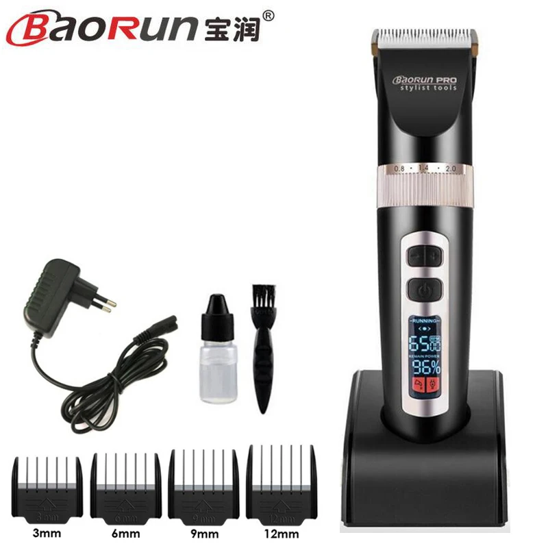100 240 в перезаряжаемая машинка для стрижки волос профессиональный триммер