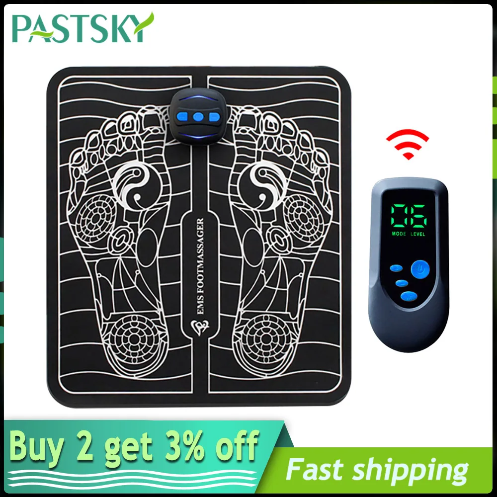 Электрические EMS массаж ног коврик мышечная стимуляция расслабиться ноги