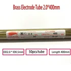 Латунная трубка электрода Ziyang с одним отверстием длиной 2,0*400 мм для сверлильного станка EDM