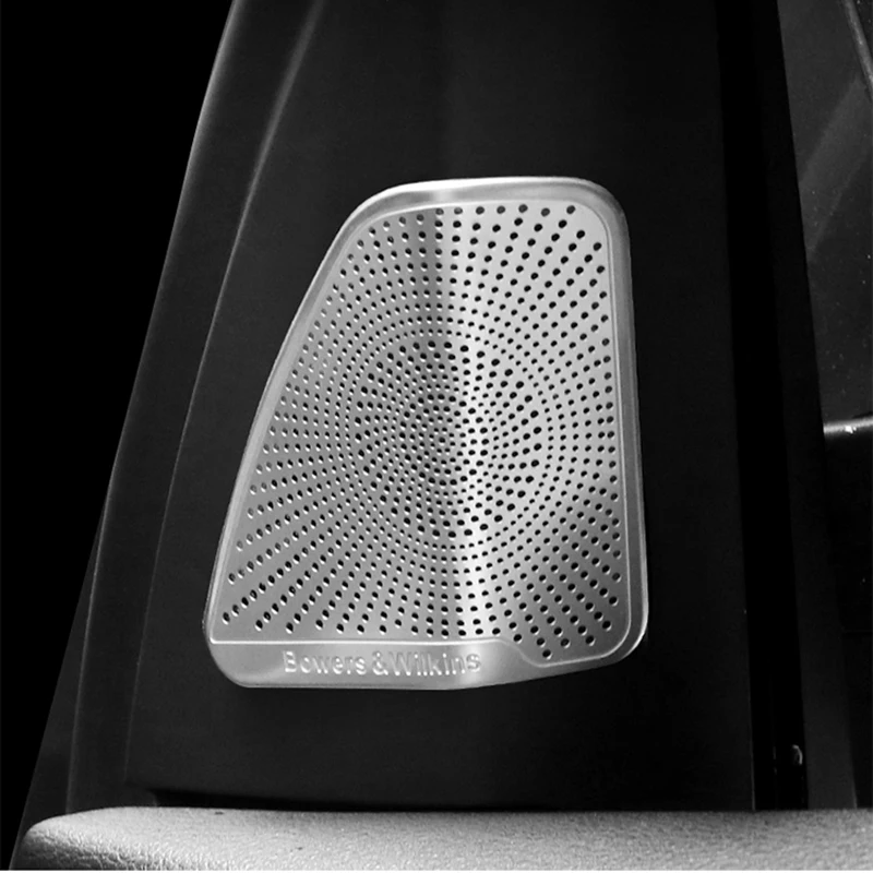 Stainless Steel for BMW X5 X6 E70 E71 F15 Accessories Interior Trim Door Audio Speaker Loudspeaker Decorative Cover Sticker | Автомобили и