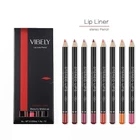 12 шт., Профессиональный Многофункциональный Карандаш для губ, долговечный водонепроницаемый карандаш для бровей, косметический макияж, цветные ручки для губ