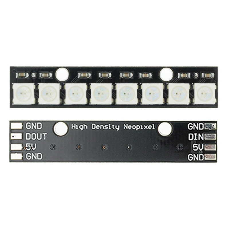8 канальный сетевой видеорегистратор WS2812 5050 RGB светодиодный свет Встроенный