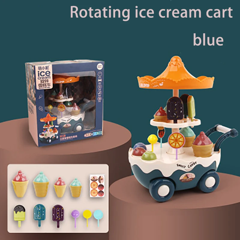 

Children's Play House Kitchen Ice Cream Lollipop Toy Electric Universal Toy Car Food Kitchen Baby Classic Kids Educational Toys