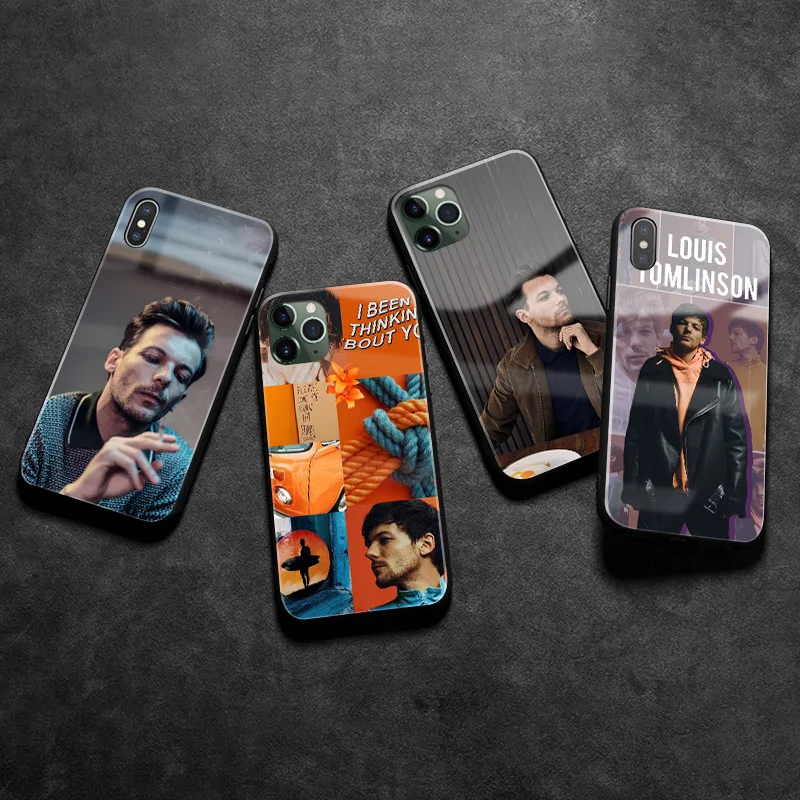 Мягкий Силиконовый ТПУ чехол из закаленного стекла для телефона Apple iPhone 6 6s 7 8 Plus X