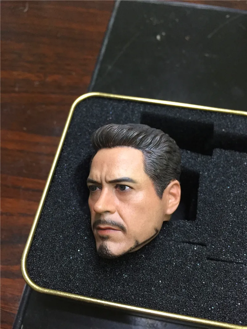 1/6 масштаб Ironman Tony Stark Young/старая голова скульптурная фигура тела DIY фигурки