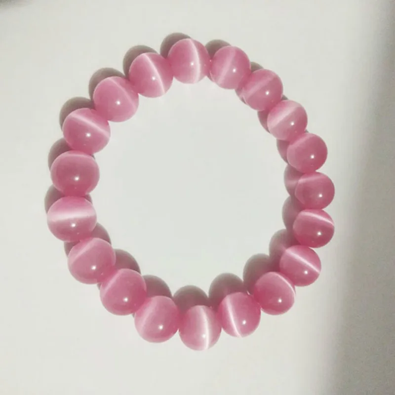 8 цветов натуральный милый 8/10 мм розовый зеленый синий опал бусы браслет ручной