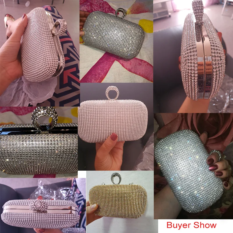 Вечерние сумки-клатчи с бриллиантами вечерняя сумка цепочкой на плечо женские