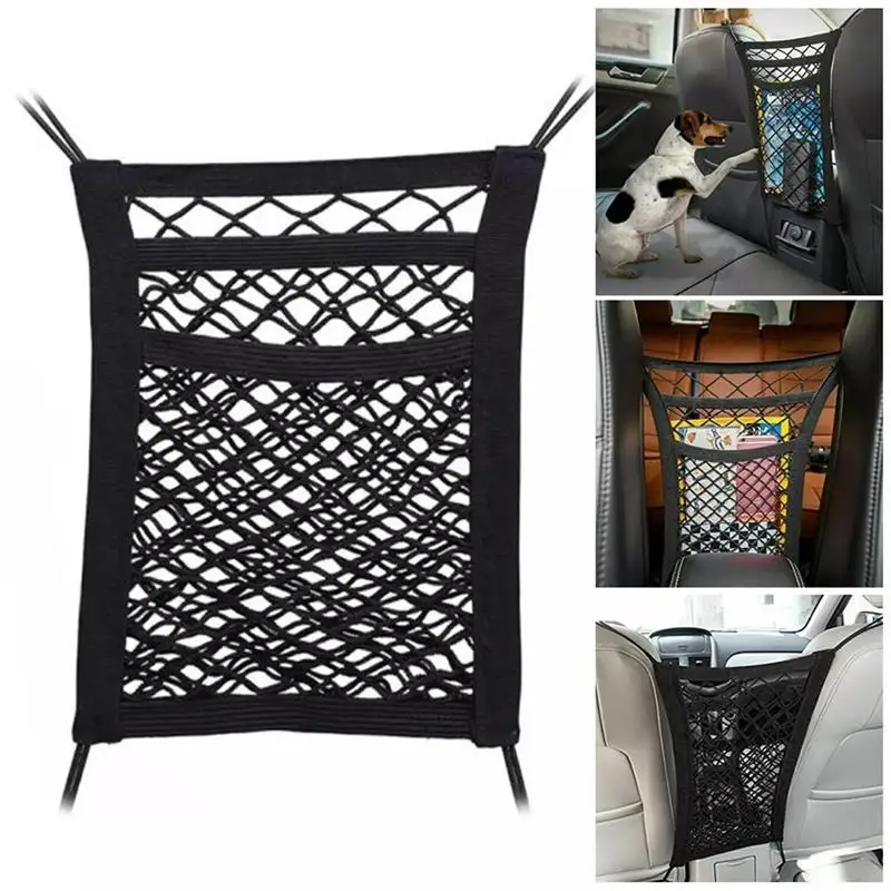 

freeshipping car Seat Back Mesh Storage organizer bag for bmw f30 f10 tesla golf 6 ford focus mk3 ford ranger Car accessories