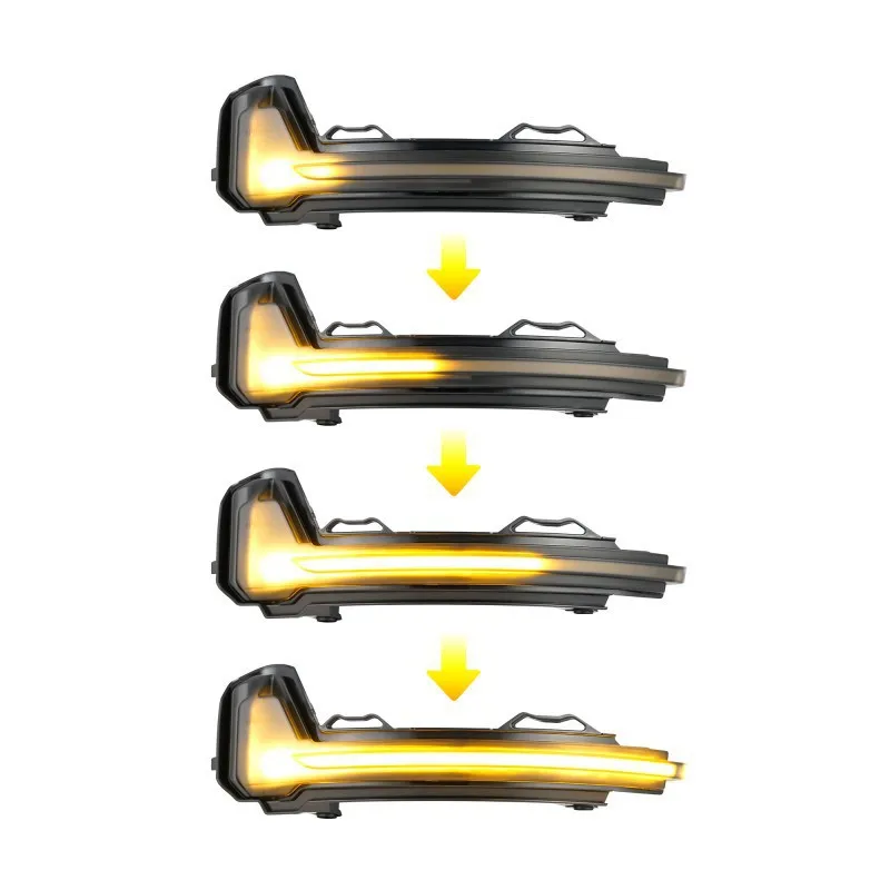 2 шт. динамический сигнал рулевого управления светодиодное зеркало заднего вида