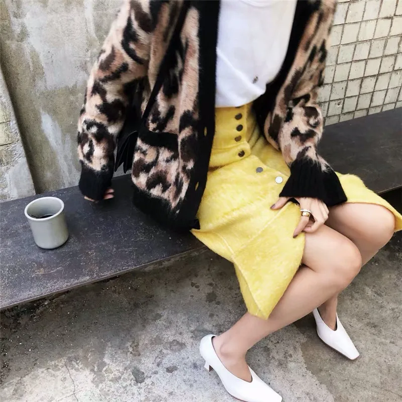 Туфли-лодочки женские из натуральной кожи с квадратным носком на каблуке 7 см