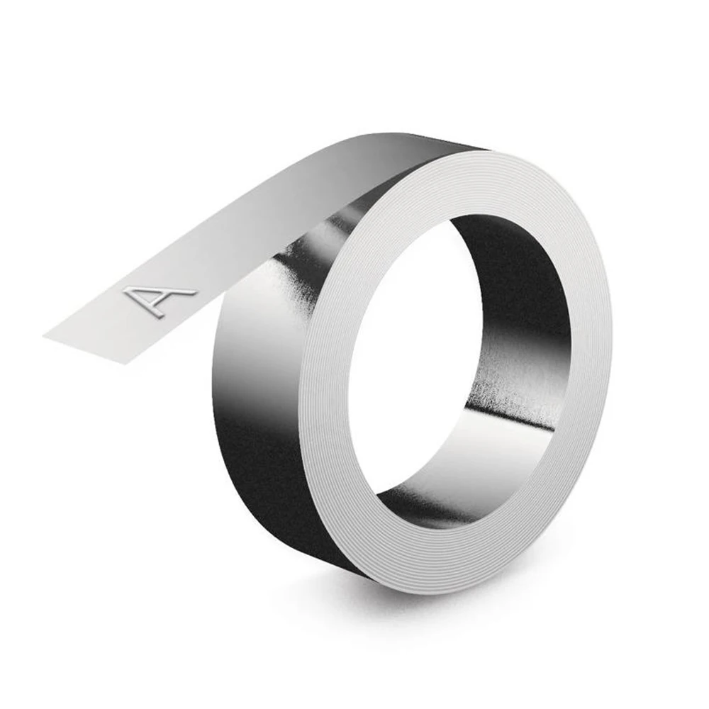 5 шт. неклейкая лента DYMO 32500 из нержавеющей стали диаметром 12 мм x 6 4 м без наклеек