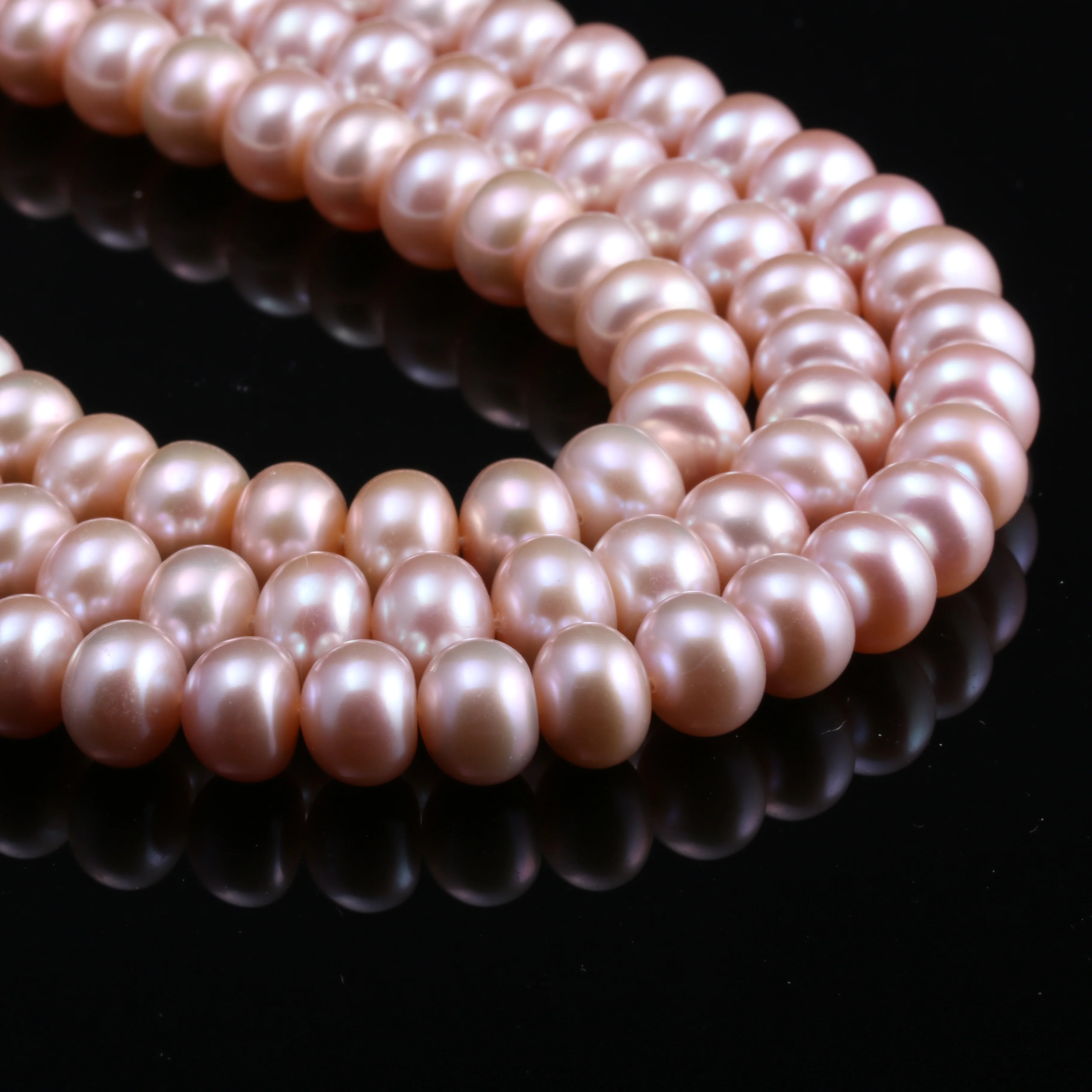 

Natural Freshwater Pearl All Round Pearl Pink DIY For Making Necklaces Bracelets And Earrings 10-11mm