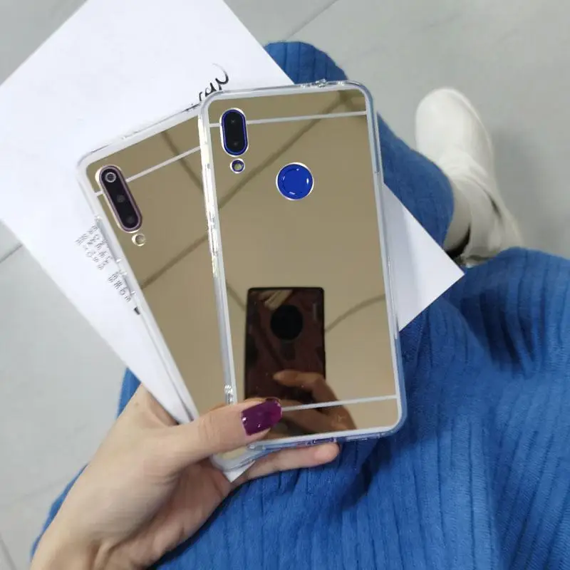 Чехол с зеркальным эффектом для Xiaomi Redmi Note 8 7 6 5 Pro 8A Mi9T K20 роскошный мягкий