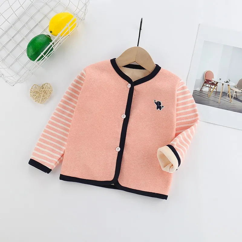 Весенне осенние куртки для малышей кардиган Одежда новорожденных девочек