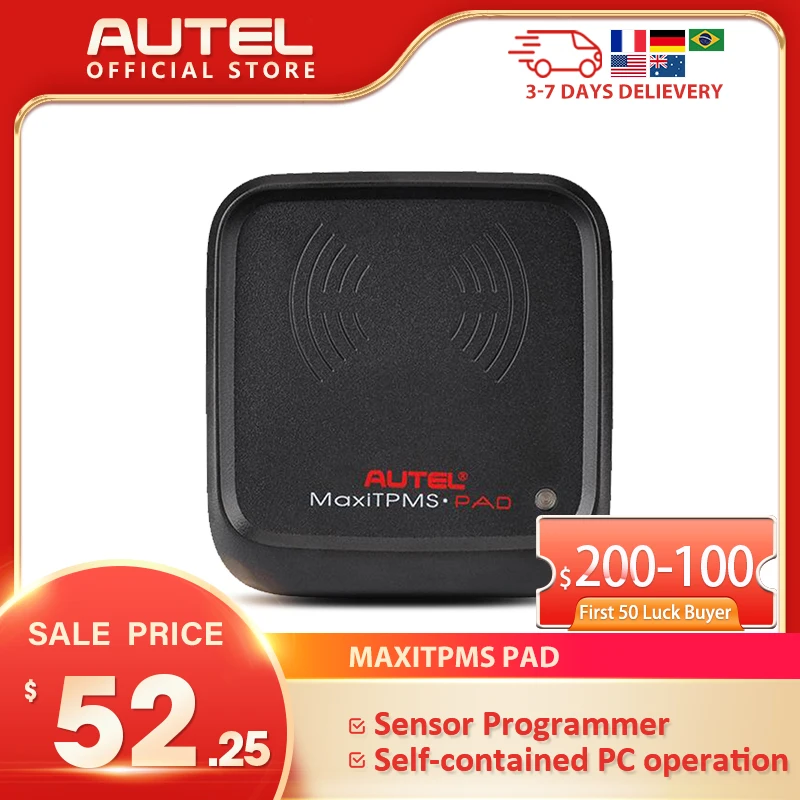 

100% Оригинальный планшет Autel MaxiTPMS, программируемые аксессуары для датчиков TPMS, программа устройств MX-Sensor, инструменты для активации TPMS, быстр...