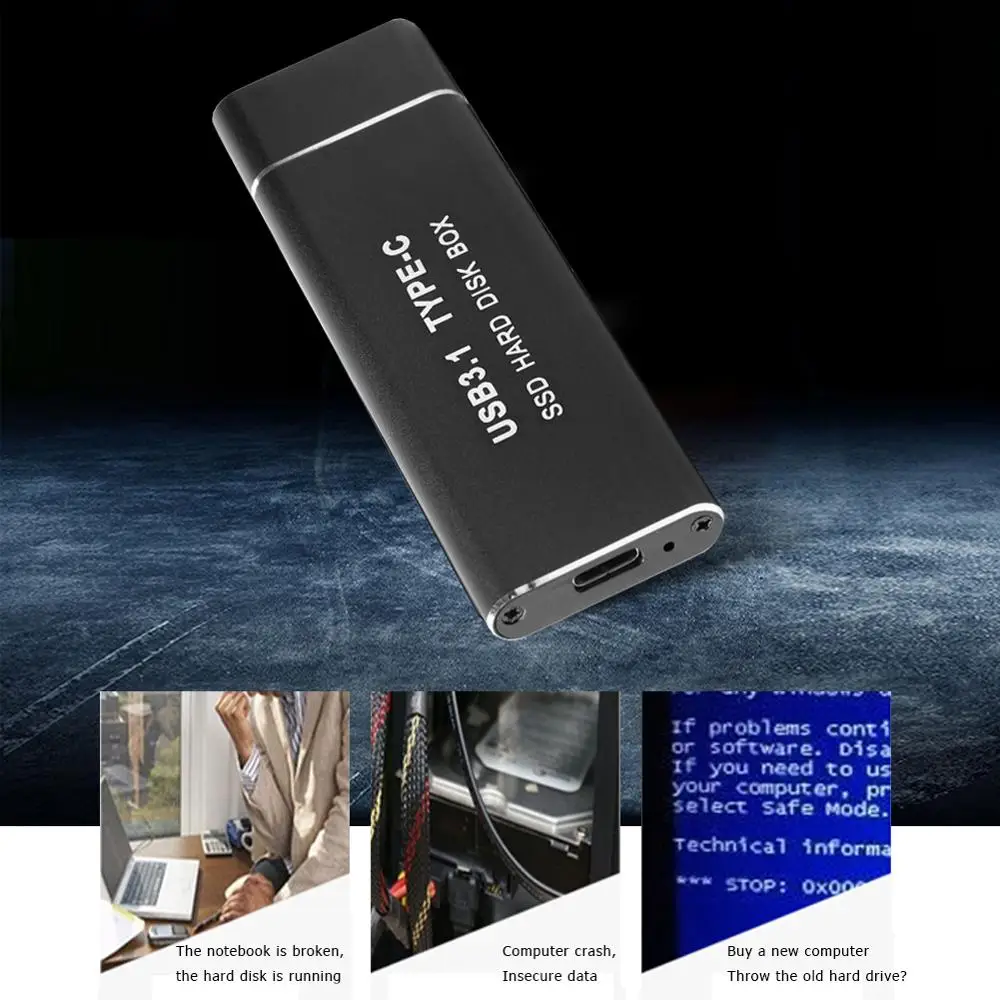 Новый чехол для жесткого диска SSD 6 USB 3 1 Type C к M.2 адаптер NGFF портативный HDD внешний