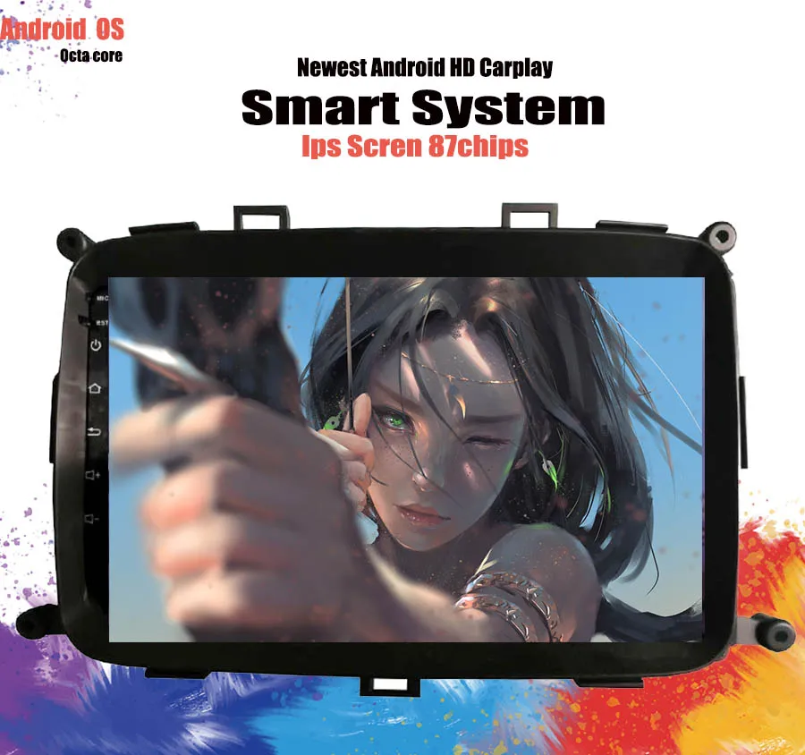 Octa Core 1024*600 Android 9,1 64 г подходит для KIA CARENS 2013 автомобильный DVD плеер навигации gps 4G радио головное устройство