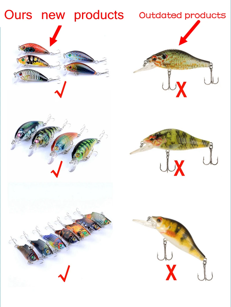 Новые продукты 7 5 см/10 2 г камуфляжная краска рыболовная приманка для дайвинга 0 3 1