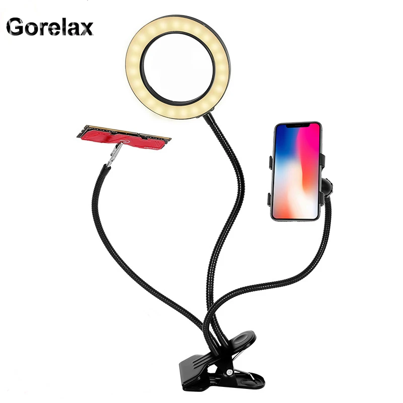 Lupa de Mesa com Luz 10x Ampliador de Mesa em com 10 Configurações Ajustáveis para Leitura e Reparo