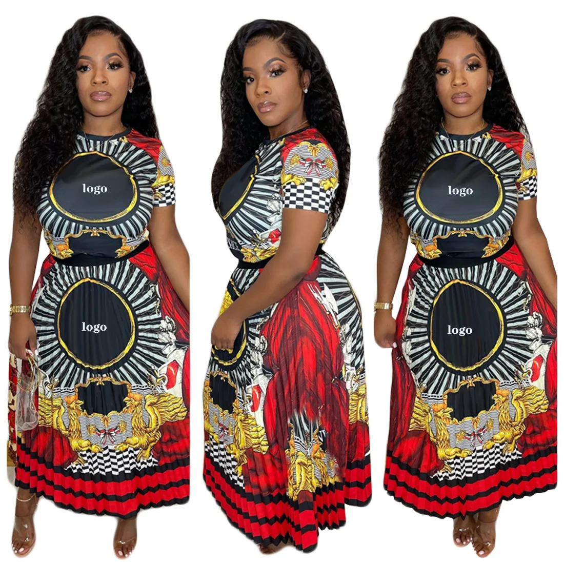 Элегантный товар 2019 летний сексуальный женский комплект из 2 цветов с длинным