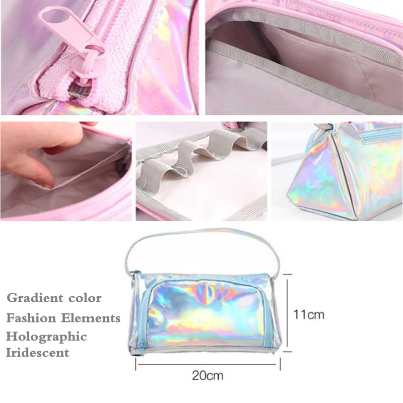 

Super Multifunction Big Pencil Case Kawaii Large Capacity Pencilcase School Supplies for Girls laser Pencil Bag Pencil Box Pouch