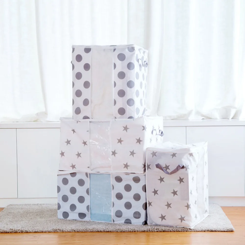 Складная сумка для хранения одежды одеяло Стёганое гардероб органайзер свитера