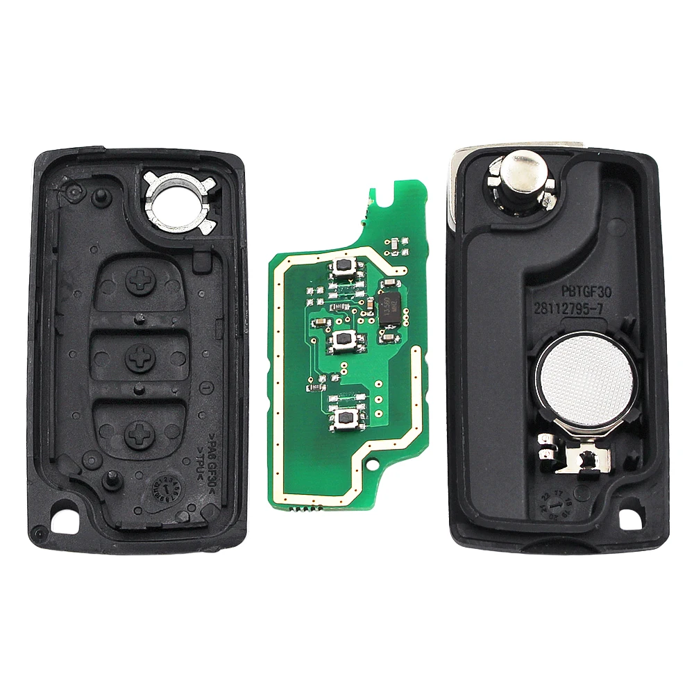 Ключ Автомобильный складной с тремя кнопками 433 МГц 0536 моделей после 2005 года |