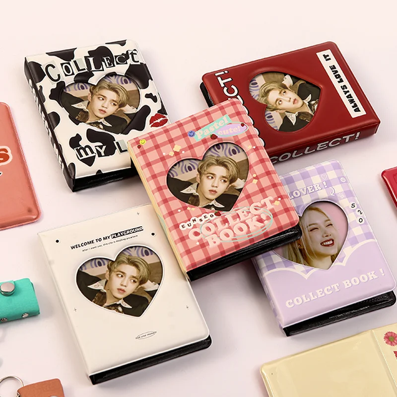 

Customized cover 3 inch album star photo small card chaser girl storage