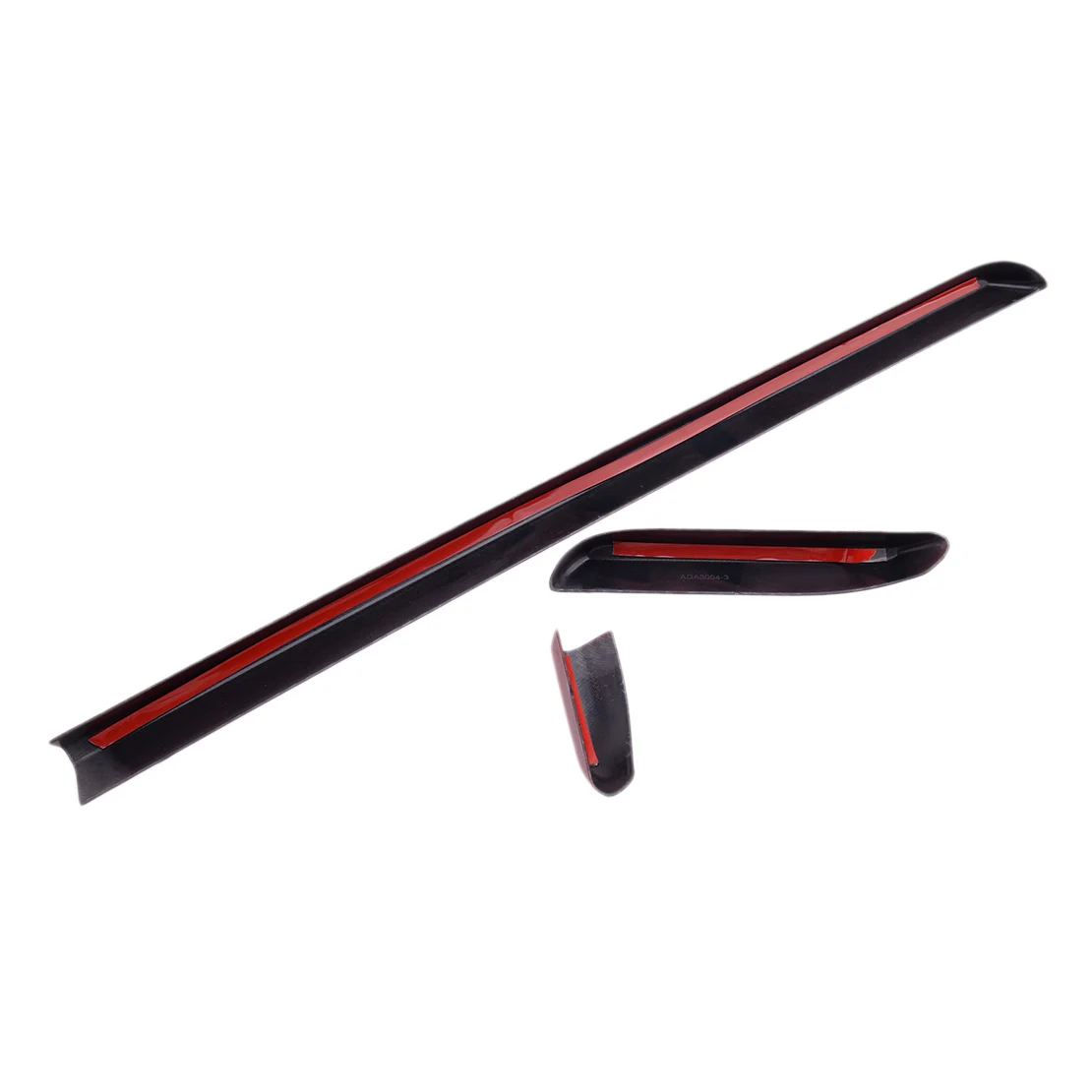 

Car ABS Red Carbon Fiber Style Center Console Dashboard Trim Decor Strips Fit For Audi A3 8V S3 2013-2014 2015 2016 2017 LHD