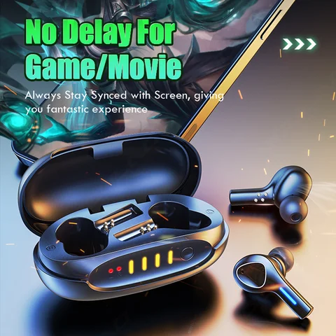 TWS 5,0 беспроводные Bluetooth наушники с сенсорным управлением Bluetooth наушники с микрофоном спортивные водонепроницаемые наушники HD стерео Heaset