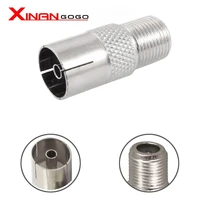 xinangogo 2510pcs f female plug to pal female jack straight rf coaxial adapter f type to tv connector
