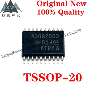 MSP430F1232IPW MSP430G2553IPW20 Semiconductor 16-bit Microcontroller-MCU IC Chip Use for the arduino nano uno Free Shipping